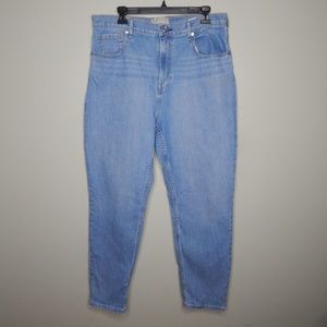 everlane women high waist straight sz 33 rblue